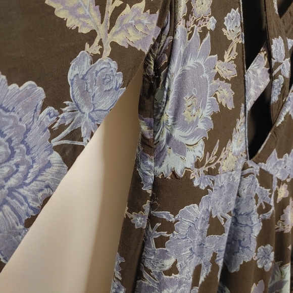 Free People Melrose Floral Bell Sleeve Dress - Picture 8 of 9